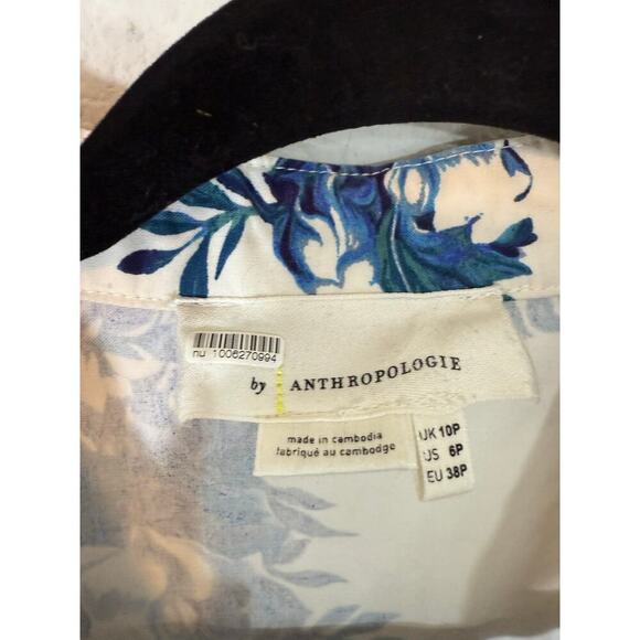 Anthropologie Lucienne Belted Jumpsuit size 6P - Picture 3 of 5